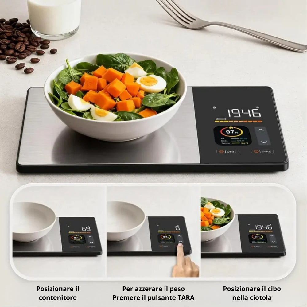 Bilancia Smart Conta Calorie per Dimagrire Senza Errori